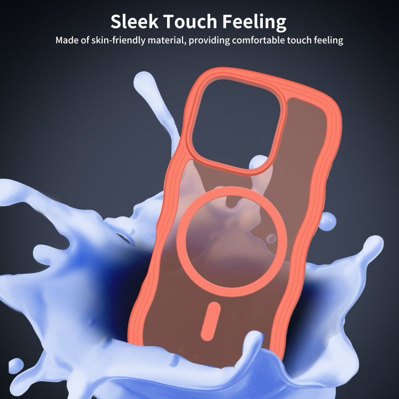 2.0 Anti-fall Frosted Skin-feel Magnetic Mobile Phone Case for IPhone