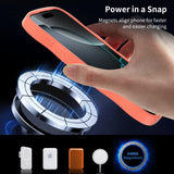 2.0 Anti-fall Frosted Skin-feel Magnetic Mobile Phone Case for IPhone