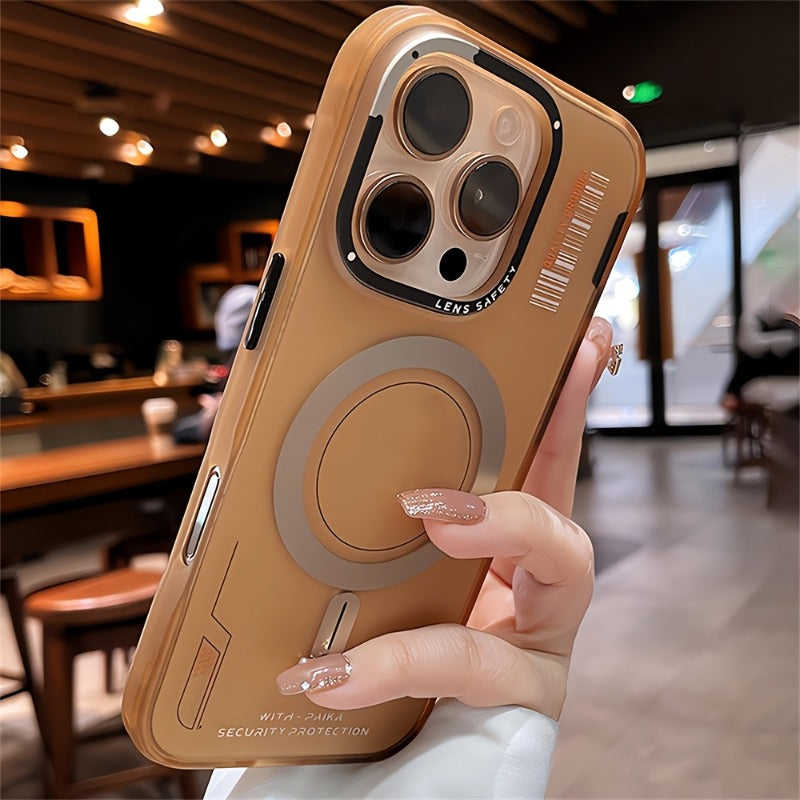 Luxury Wireless Charging Shockproof Back Case for iPhone