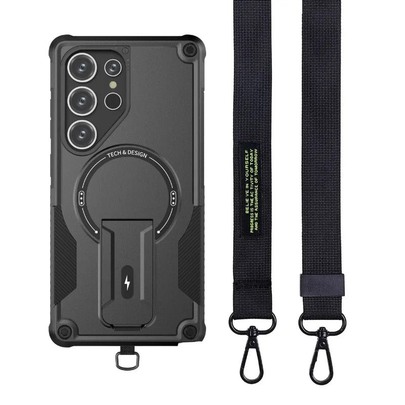 Magsafe Magnetic Crossbody Phone Stand Case for Samsung