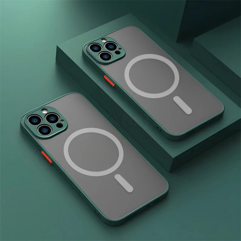 Magnetic Wireless Charging Soft P Case For iPhone