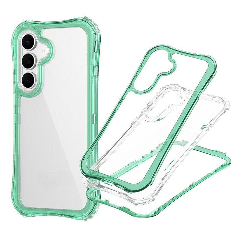 New Slim Transparent  All-Over-Coverage Thin Phone Case for Samsung