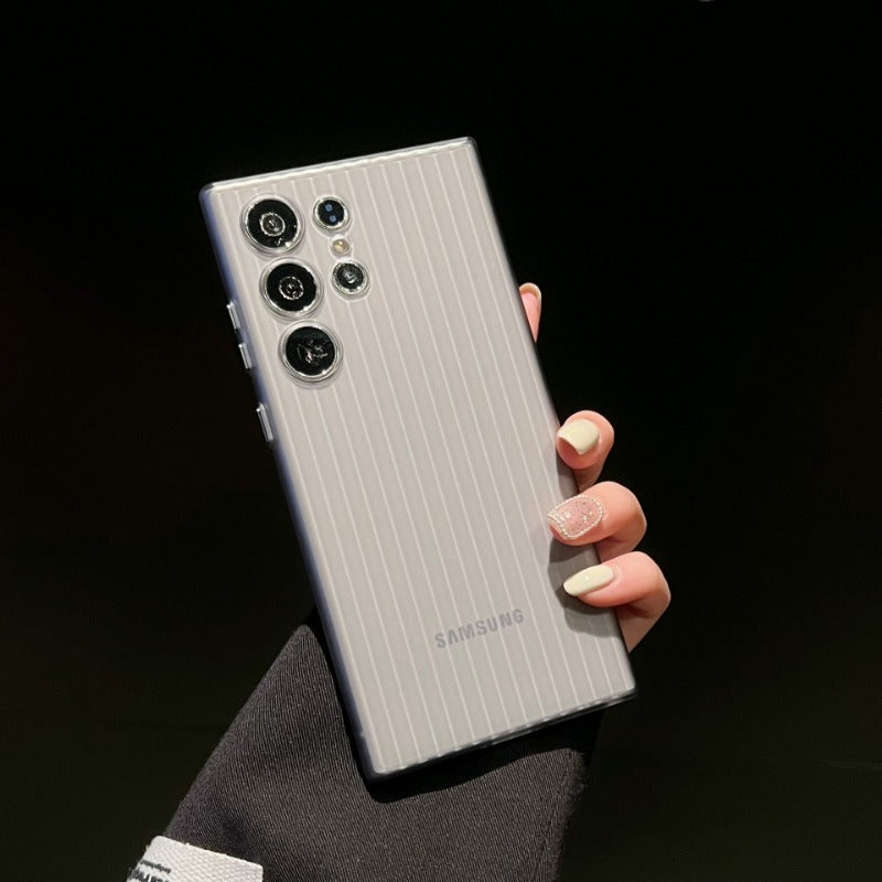 Corrugated Textured Frosted Shockproof Phone Case for Samsung