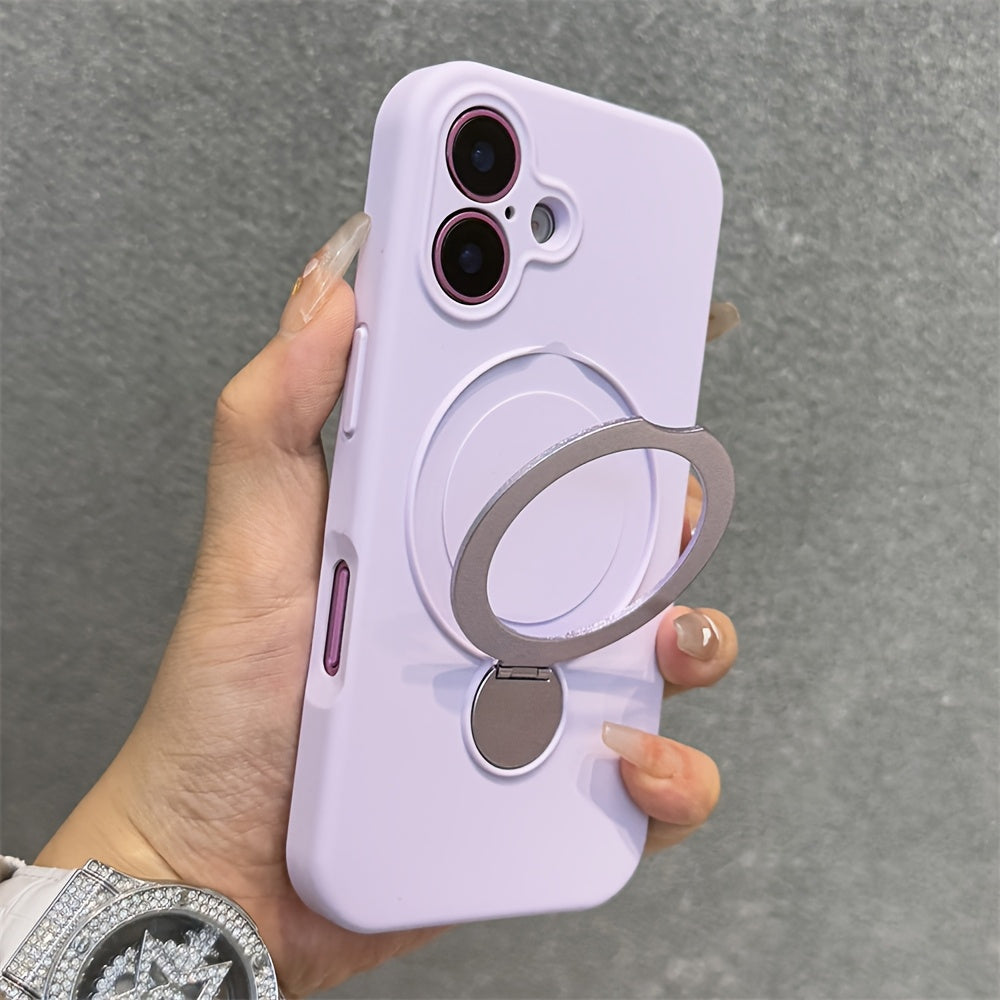 Silicone Rotating Stand Adjustable Case For iPhone