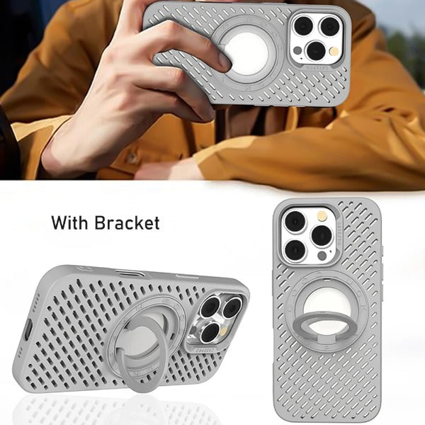 Magsafe Magnetic Heat Dissipation Breathable Holder Case for iPhone