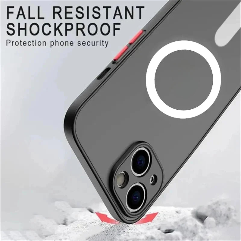 Magnetic Wireless Charging Soft P Case For iPhone