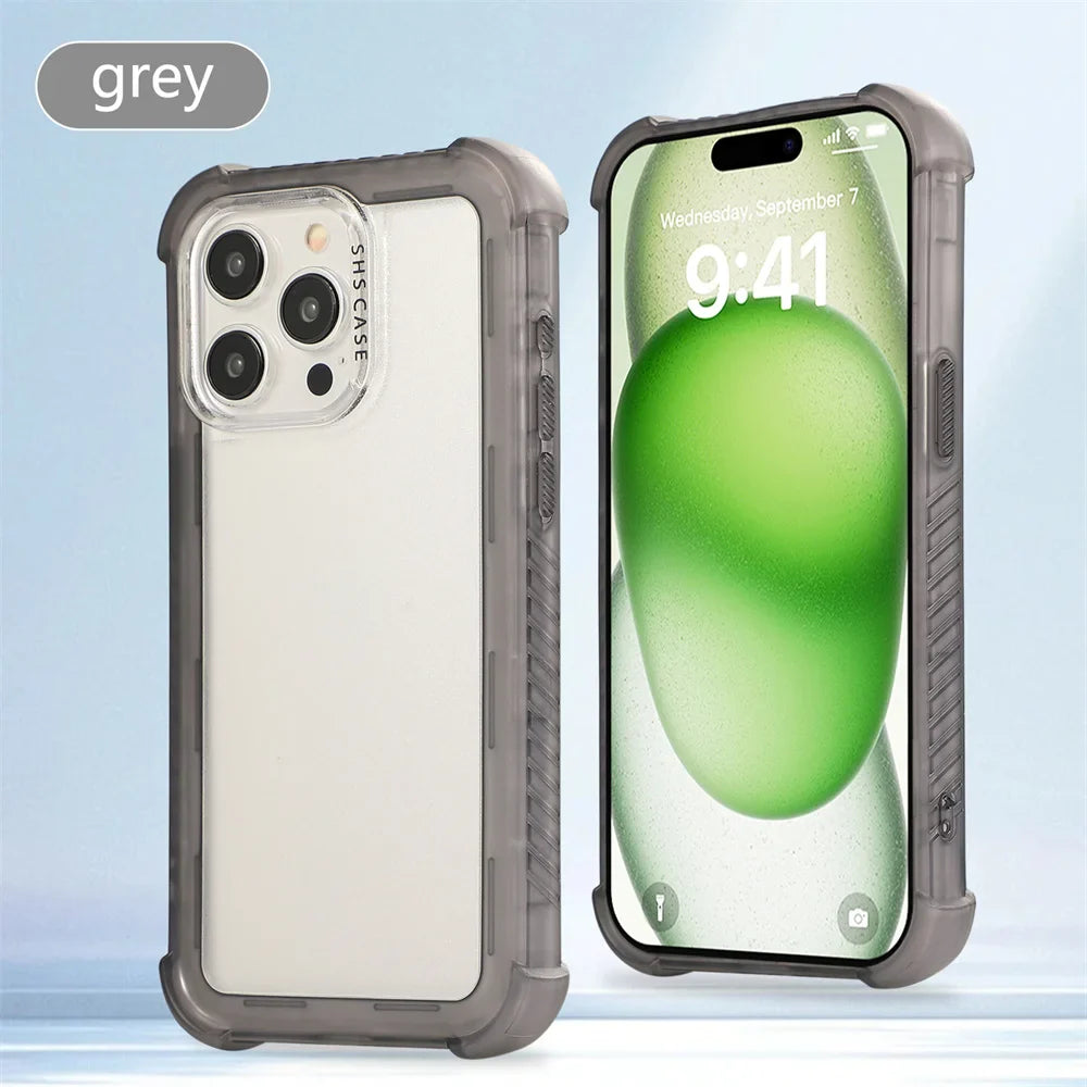 3in1 Military Shockproof Protective Case For iPhone