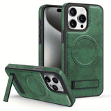 Leather Case with Hidden Stand Case for iPhone