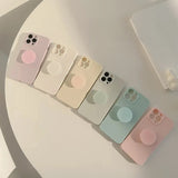 Macaron solid color Multicolour Shockproof Case For iphone