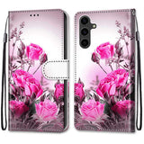 New Painted Leather Flip Phone Case with SIM Card Slot for Samsung