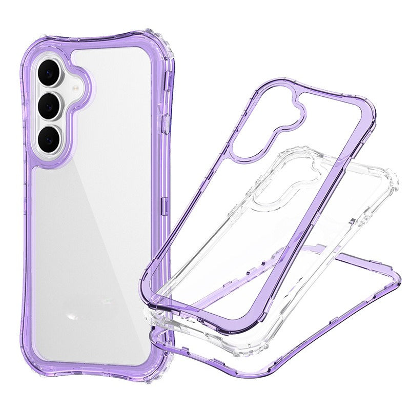 New Slim Transparent  All-Over-Coverage Thin Phone Case for Samsung