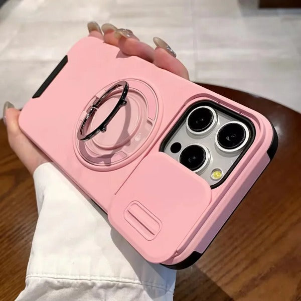 Magsafe Flip Camera Protection Stand Holder Bracket case for iPhone