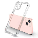 Thick Shockproof Silicone Clear Transparent Soft Phone Case for iPhone
