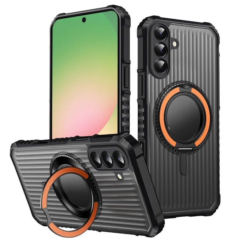 360° Rotate Ring Stand Military Grade Magnetic Case for Samsung