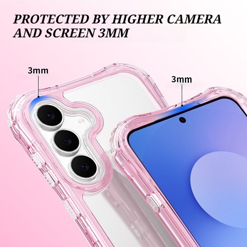 New Slim Transparent  All-Over-Coverage Thin Phone Case for Samsung