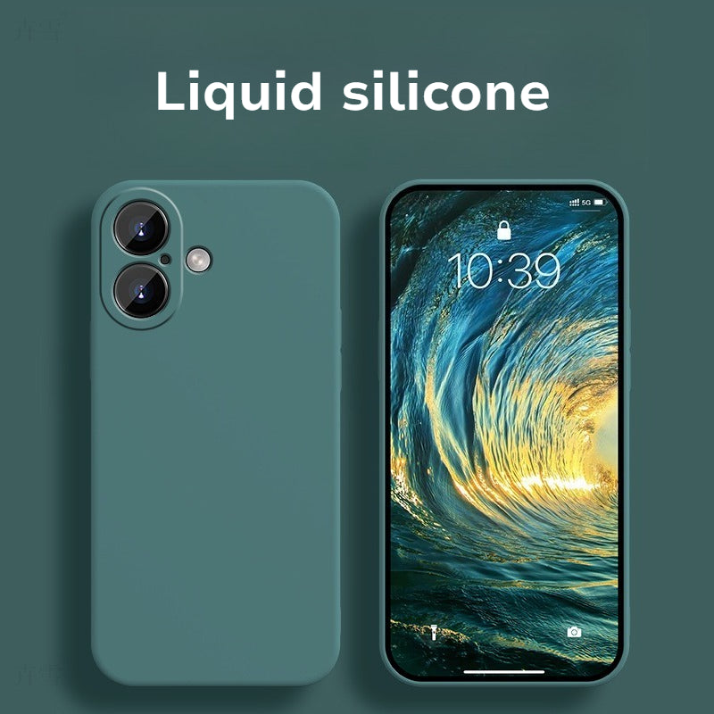 New Liquid Silicone Anti-Fingerprint Anti-Drop Skin-Friendly Phone Case for IPhone