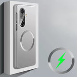 Plating Frosting MatteMagsafe Wireless Charge Case For Samsung