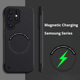 Ultra Thin Hard PC Magnetic Frameless Phone Case for Samsung