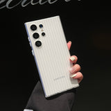 Corrugated Textured Frosted Shockproof Phone Case for Samsung