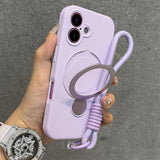 Silicone Rotating Stand Adjustable Case For iPhone