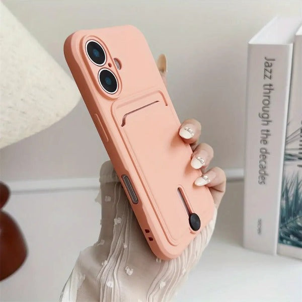 Colorful Candy Wallet TPU with Card case for iPhone
