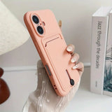 Colorful Candy Wallet TPU with Card case for iPhone