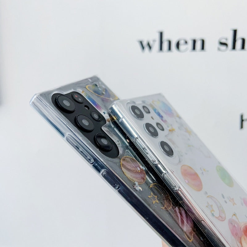 Premium Planet Transparent Phone Case for Samsung