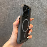 Magsafe Magnetic Translucent Shockproof Wireless Charging Case for iPhone