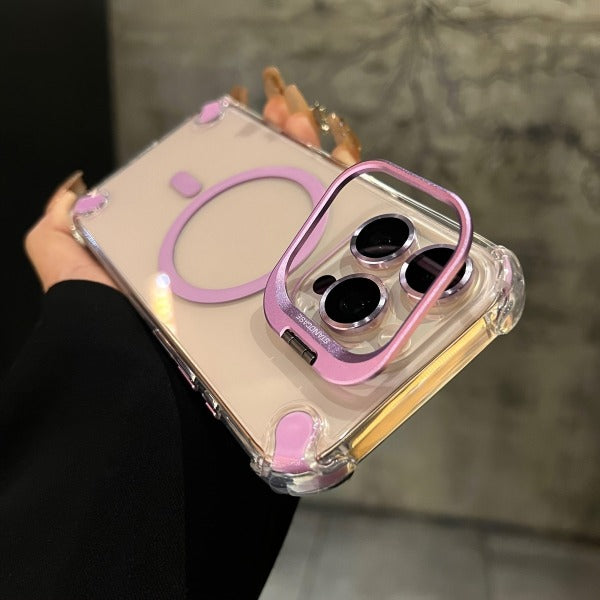 Magsafe Magnetic 4-Corners Camera Stand Holder  case for iPhone