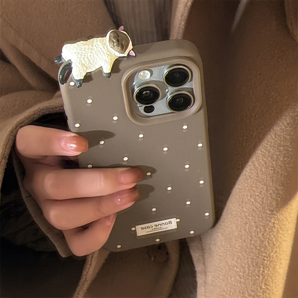 3D Lying Cat Phone Case Suitable case for iPhone