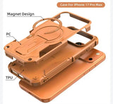 Magsafe Stand Invisible  Wireless Charging Anti-fall Case For iPhone