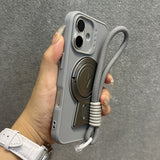 Armor Wristband Strap  Magnetic Holder Wireless Case for iPhone