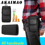 Outdoor Vertical And Horizontal Men's Waist Bag Case for iPhone