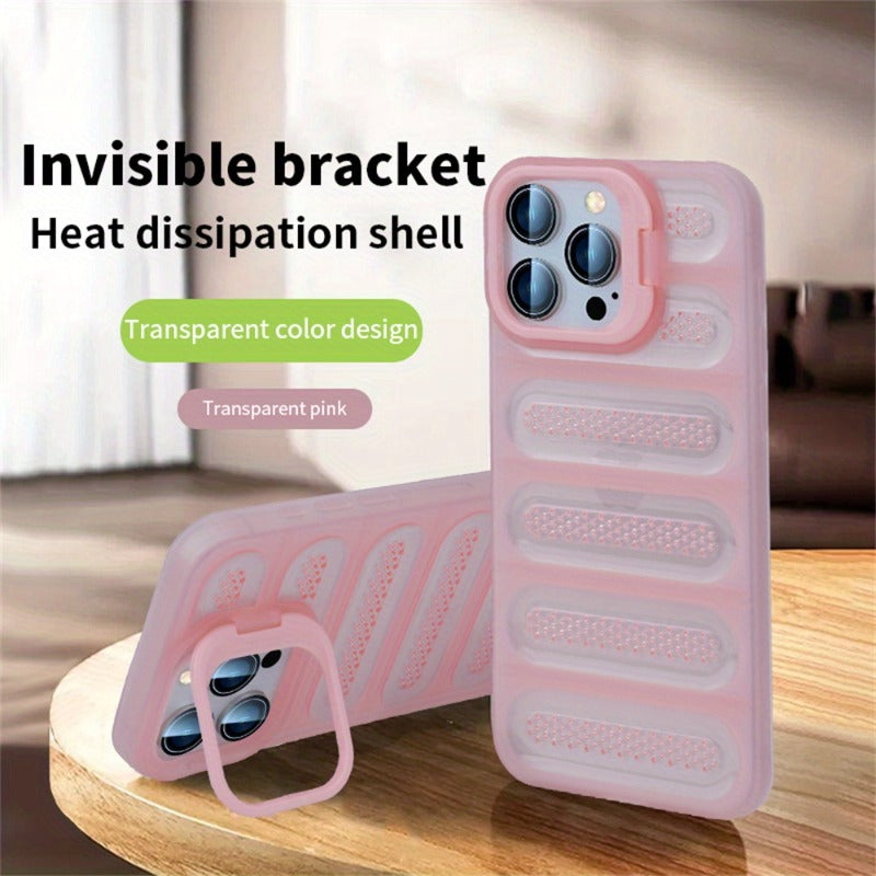 Invisible bracket coolingprotective case a Case for iPhone