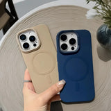 For Magsafe Charging Magnetic Desert case for iPhone