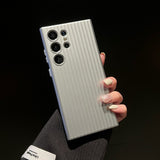 Corrugated Textured Frosted Shockproof Phone Case for Samsung
