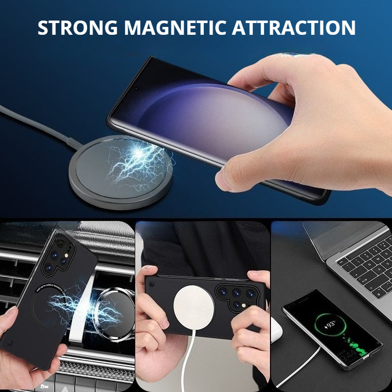 Ultra Thin Hard PC Magnetic Frameless Phone Case for Samsung