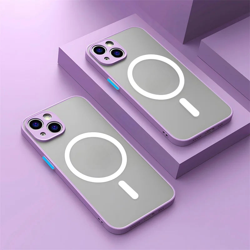 Magnetic Wireless Charging Soft P Case For iPhone
