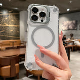 Magsafe Magnetic 4-Corners Camera Stand Holder  case for iPhone
