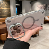 Magsafe Magnetic 4-Corners Camera Stand Holder  case for iPhone