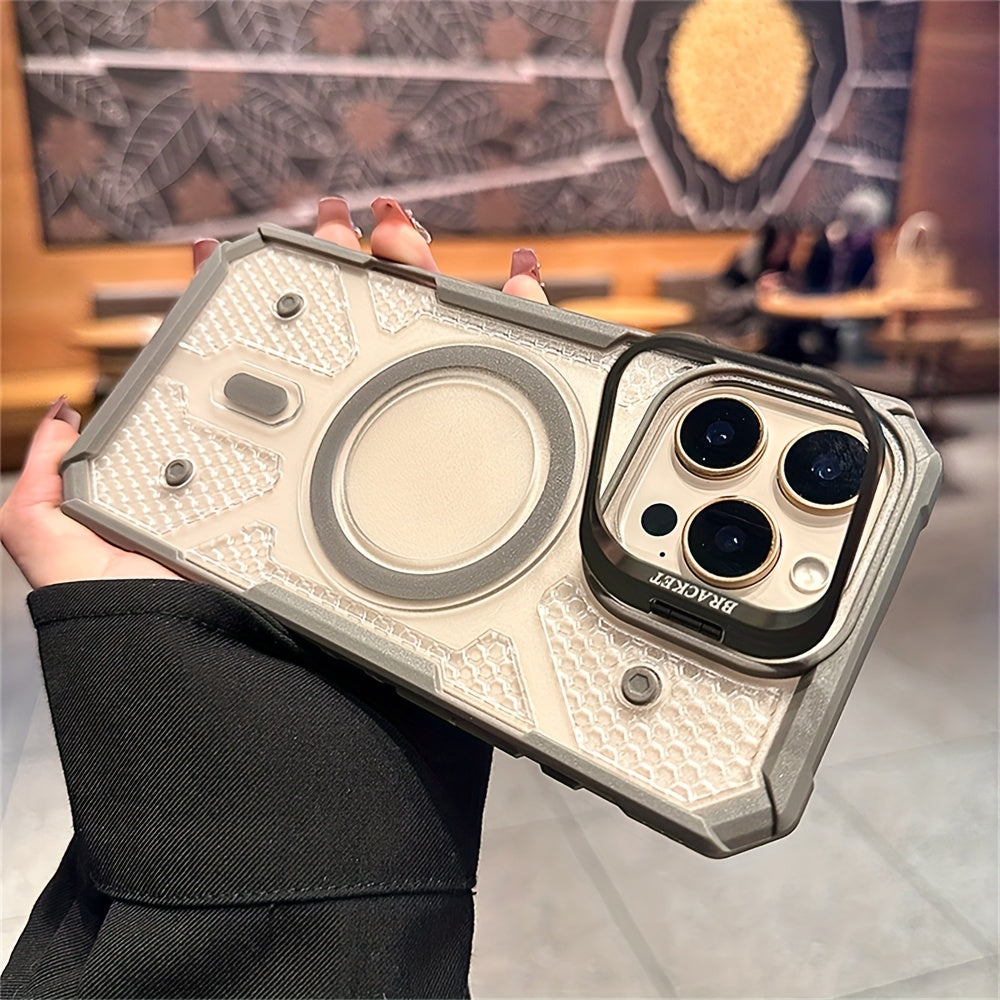 Magsafe Magnetic Wireless Charging  Camera Lens Holder Case for iPhone