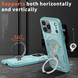 Shockproof Armor Stand Rechargeable iPhone Case