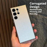 Corrugated Textured Frosted Shockproof Phone Case for Samsung