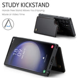 New RFID Card Insert Anti-drop Leather Case and Anti-theft Phone Case for Samsung