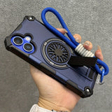 Electroplating Magnetic Gyroscope Holder Wristband  Case for iPhone
