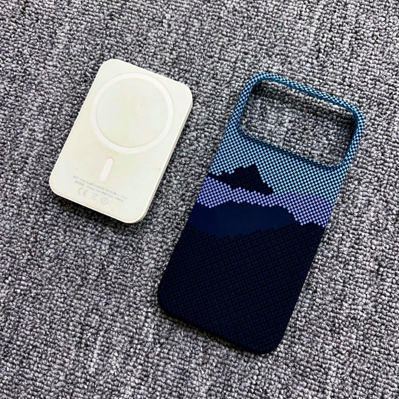 Colorful Kevlar Pattern Magnetic Phone Case for IPhone