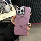 Magnetic Metal Lens Shell with Drop Protection Case for iPhone