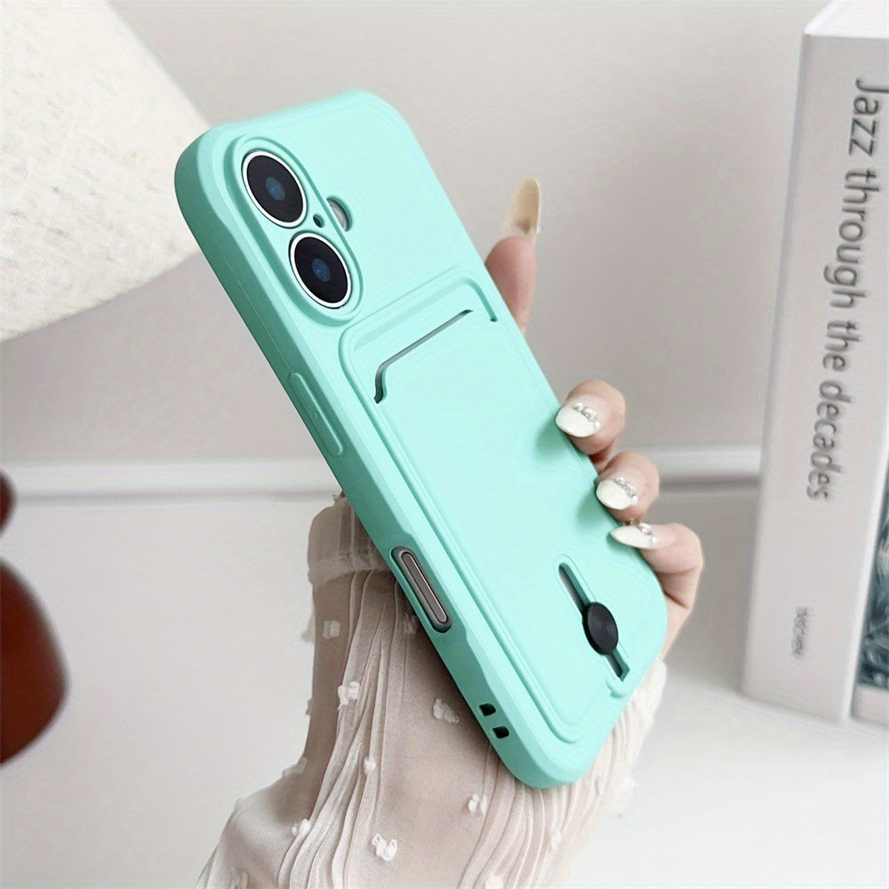 Colorful Candy Wallet TPU with Card case for iPhone