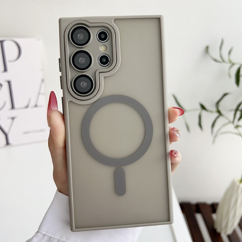 Skin-Friendly Magnetic Shockproof Phone Case for Samsung