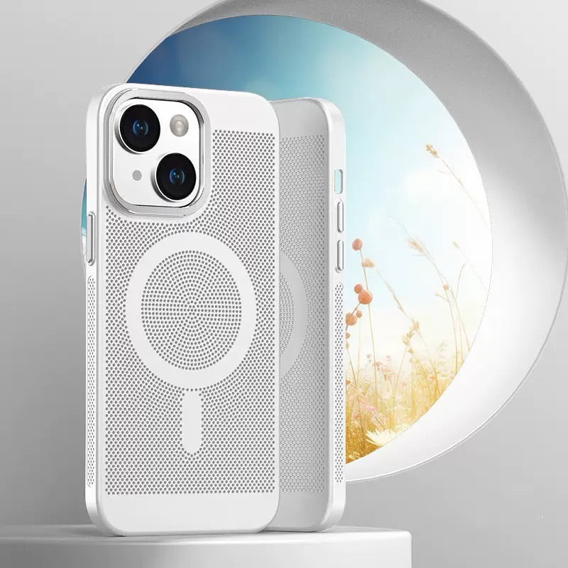 Cooling Mesh Heat Dissipation Magnetic Case for iPhone
